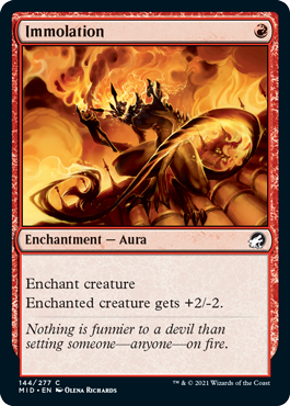 Immolation [Innistrad: Midnight Hunt] | Gate City Games LLC