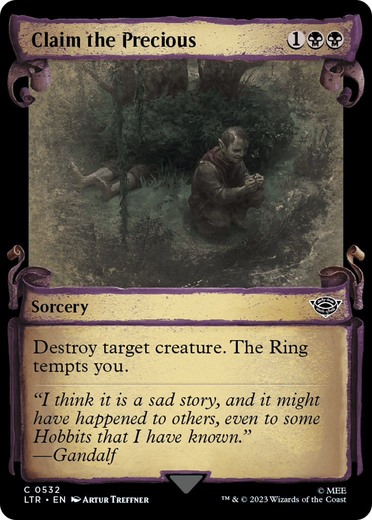 Claim the Precious [The Lord of the Rings: Tales of Middle-Earth Showcase Scrolls] | Gate City Games LLC