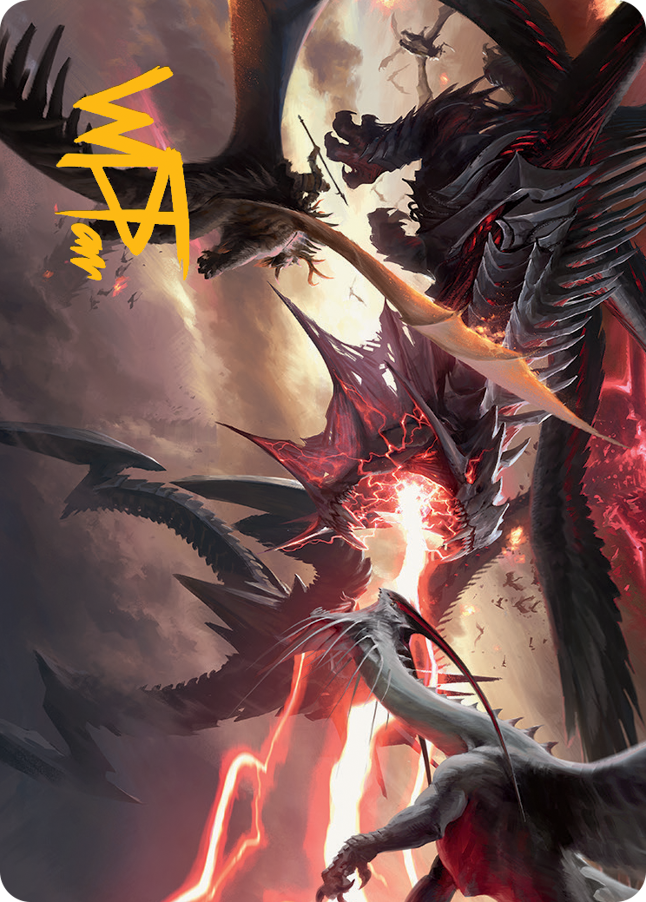 Invasion of Tarkir Art Card (Gold-Stamped Signature) [March of the Machine Art Series] | Gate City Games LLC