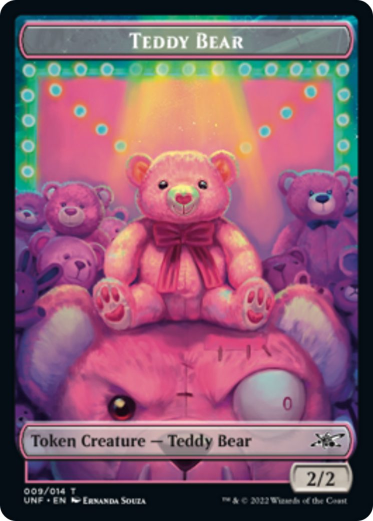 Teddy Bear // Food (011) Double-sided Token [Unfinity Tokens] | Gate City Games LLC