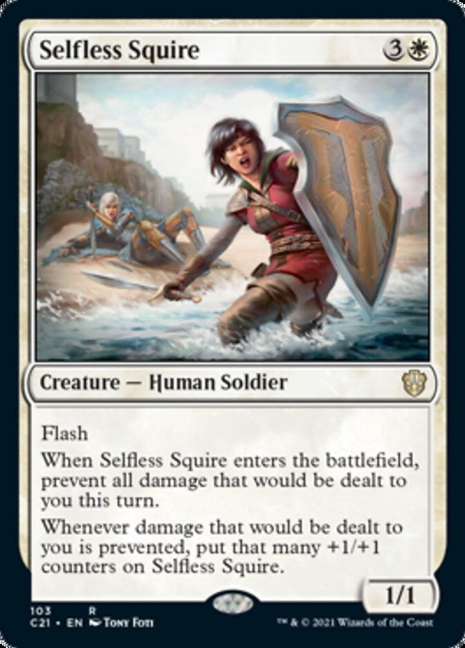 Selfless Squire [Commander 2021] | Gate City Games LLC