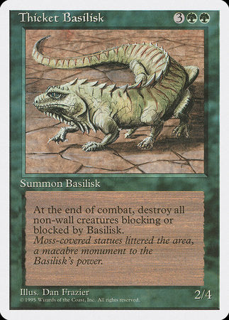 Thicket Basilisk [Fourth Edition] | Gate City Games LLC