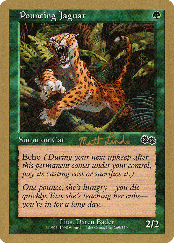 Pouncing Jaguar (Matt Linde) [World Championship Decks 1999] | Gate City Games LLC