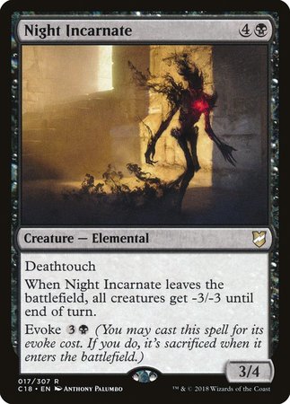 Night Incarnate [Commander 2018] | Gate City Games LLC