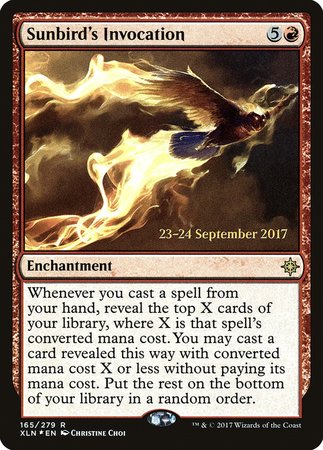 Sunbird's Invocation [Ixalan Promos] | Gate City Games LLC