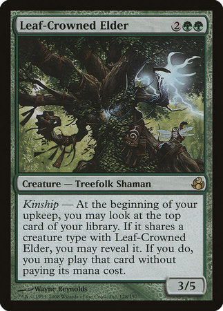 Leaf-Crowned Elder [Morningtide] | Gate City Games LLC