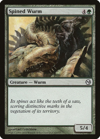 Spined Wurm [Duels of the Planeswalkers] | Gate City Games LLC
