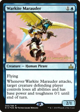 Warkite Marauder [Rivals of Ixalan Promos] | Gate City Games LLC