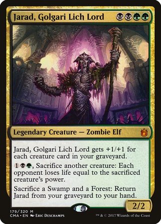 Jarad, Golgari Lich Lord [Commander Anthology] | Gate City Games LLC