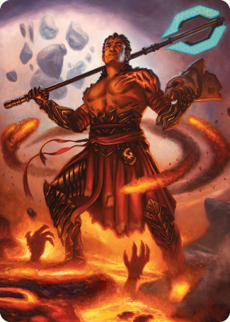 Koth, Fire of Resistance Art Card [Phyrexia: All Will Be One Art Series] | Gate City Games LLC