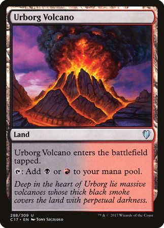 Urborg Volcano [Commander 2017] | Gate City Games LLC