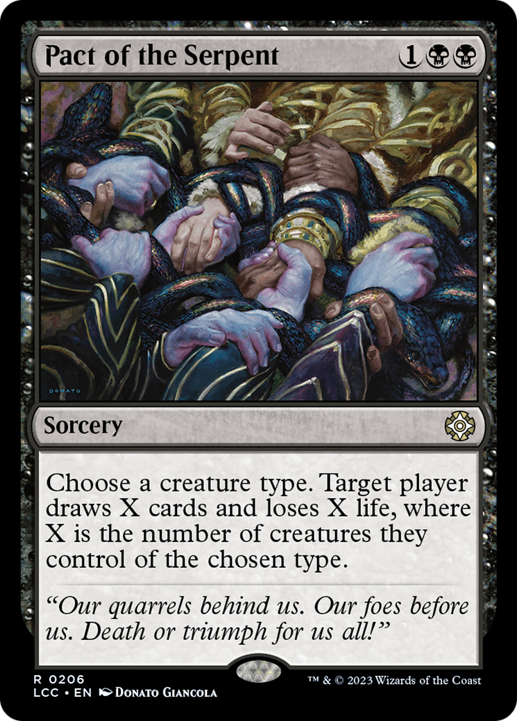 Pact of the Serpent [The Lost Caverns of Ixalan Commander] | Gate City Games LLC