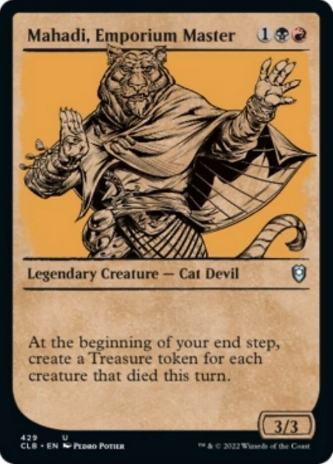 Mahadi, Emporium Master (Showcase) [Commander Legends: Battle for Baldur's Gate] | Gate City Games LLC