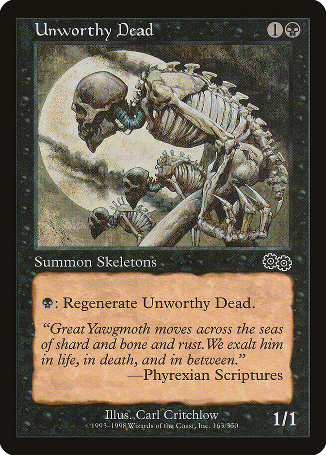 Unworthy Dead [Urza's Saga] | Gate City Games LLC