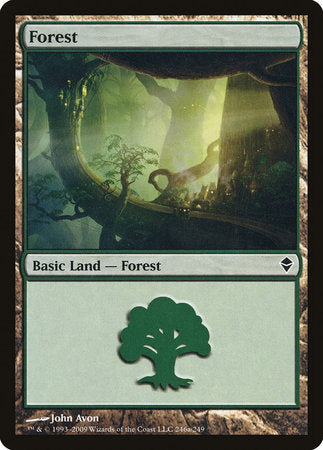 Forest (246a) [Zendikar] | Gate City Games LLC