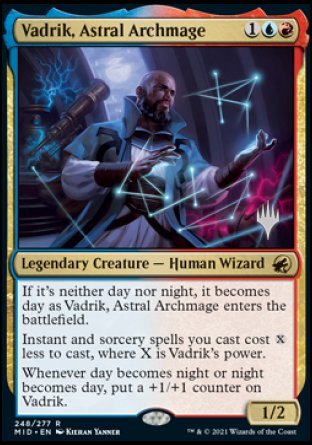 Vadrik, Astral Archmage (Promo Pack) [Innistrad: Midnight Hunt Promos] | Gate City Games LLC