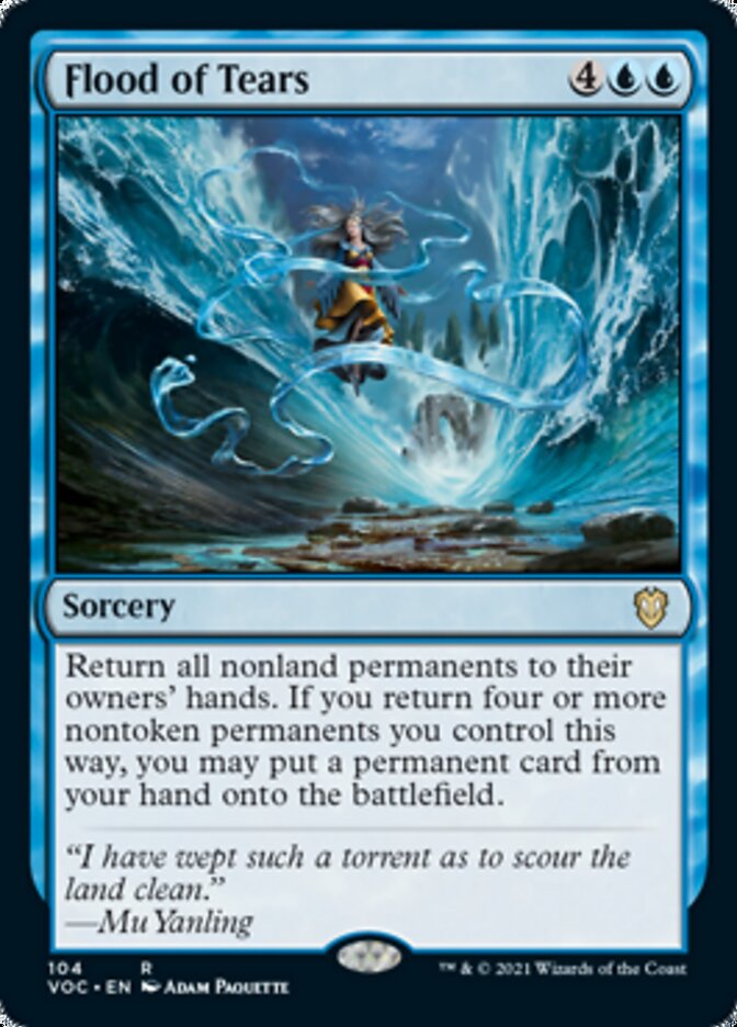 Flood of Tears [Innistrad: Crimson Vow Commander] | Gate City Games LLC