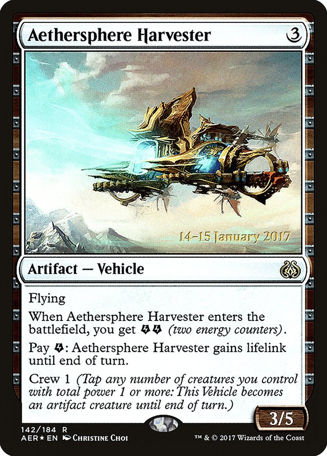 Aethersphere Harvester  [Aether Revolt Prerelease Promos] | Gate City Games LLC
