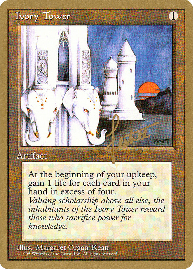 Ivory Tower (Bertrand Lestree) [Pro Tour Collector Set] | Gate City Games LLC