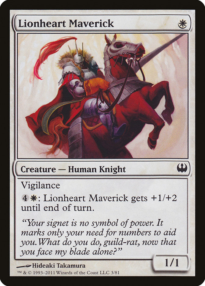 Lionheart Maverick [Duel Decks: Knights vs. Dragons] | Gate City Games LLC