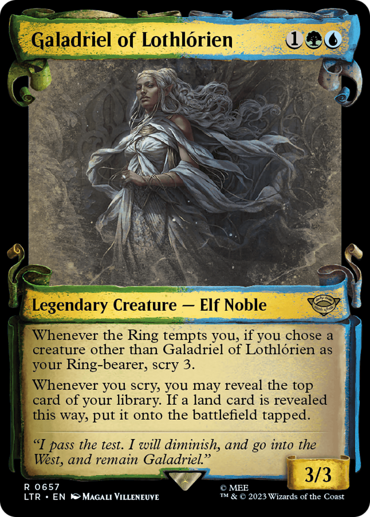 Galadriel of Lothlorien [The Lord of the Rings: Tales of Middle-Earth Showcase Scrolls] | Gate City Games LLC