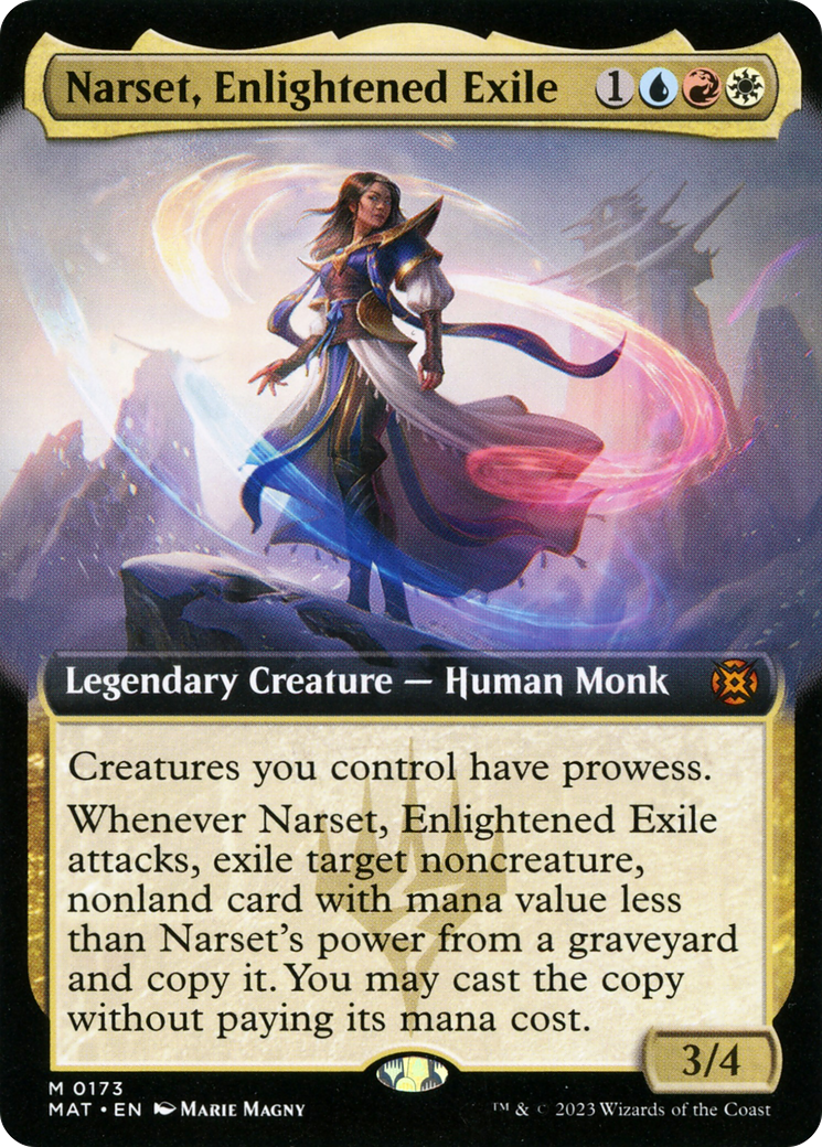 Narset, Enlightened Exile (Extended Art) [March of the Machine: The Aftermath] | Gate City Games LLC