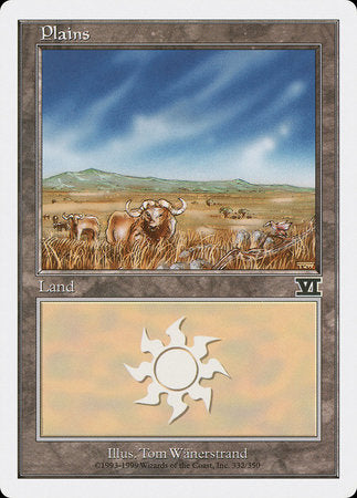 Plains (332) [Classic Sixth Edition] | Gate City Games LLC