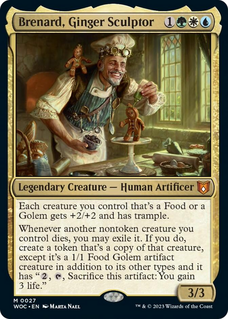 Brenard, Ginger Sculptor [Wilds of Eldraine Commander] | Gate City Games LLC