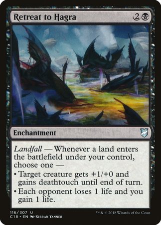 Retreat to Hagra [Commander 2018] | Gate City Games LLC