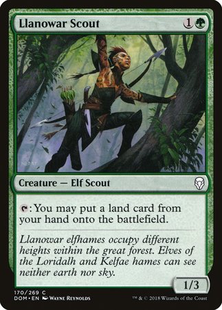 Llanowar Scout [Dominaria] | Gate City Games LLC