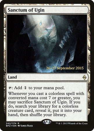 Sanctum of Ugin [Battle for Zendikar Promos] | Gate City Games LLC