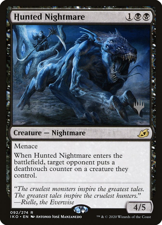 Hunted Nightmare (Promo Pack) [Ikoria: Lair of Behemoths Promos] | Gate City Games LLC