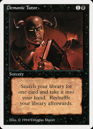 Demonic Tutor [Summer Magic / Edgar] | Gate City Games LLC