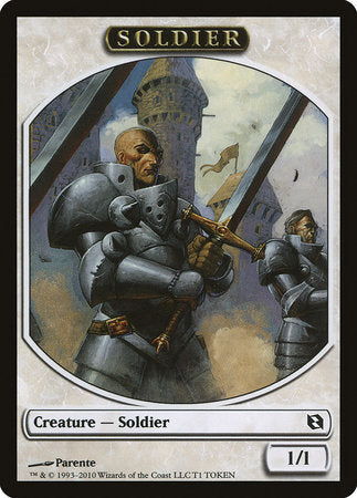 Soldier Token [Duel Decks: Elspeth vs. Tezzeret Tokens] | Gate City Games LLC