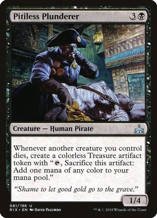 Pitiless Plunderer [Rivals of Ixalan] | Gate City Games LLC