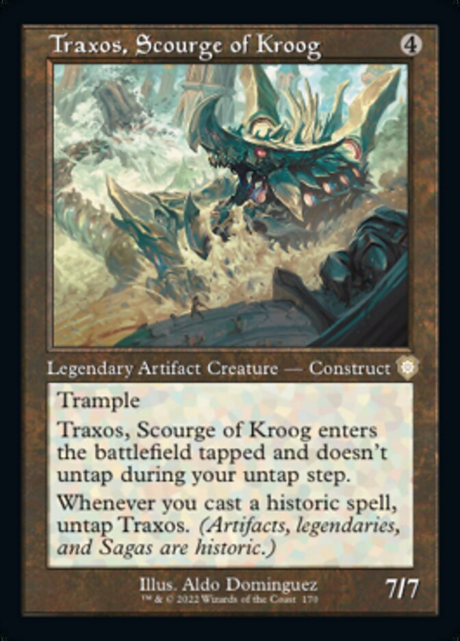 Traxos, Scourge of Kroog (Retro) [The Brothers' War Commander] | Gate City Games LLC