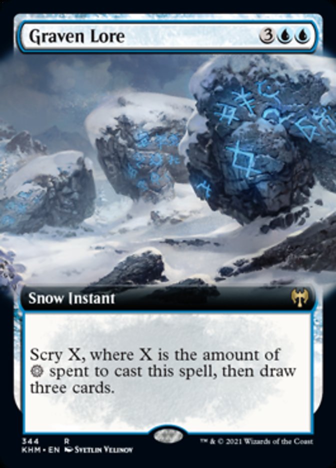 Graven Lore (Extended Art) [Kaldheim] | Gate City Games LLC