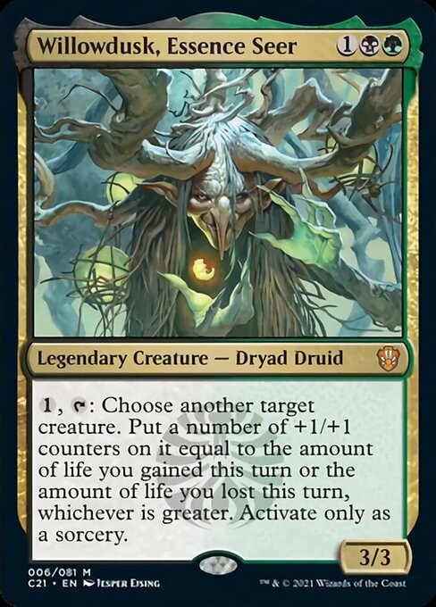 Willowdusk, Essence Seer [Commander 2021] | Gate City Games LLC