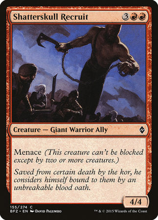 Shatterskull Recruit [Battle for Zendikar] | Gate City Games LLC