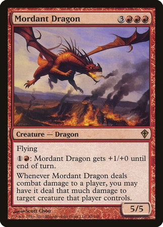 Mordant Dragon [Worldwake] | Gate City Games LLC