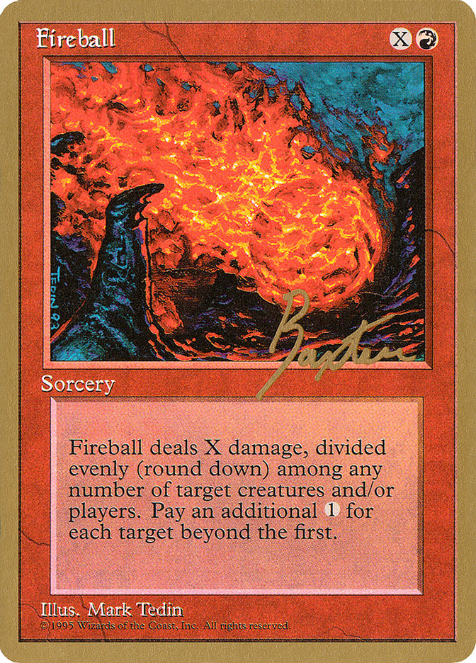 Fireball (George Baxter) [Pro Tour Collector Set] | Gate City Games LLC
