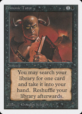 Demonic Tutor [Unlimited Edition] | Gate City Games LLC