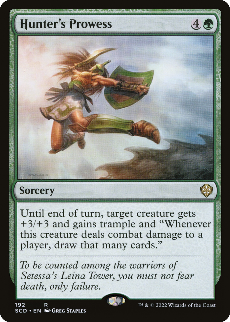 Hunter's Prowess [Starter Commander Decks] | Gate City Games LLC