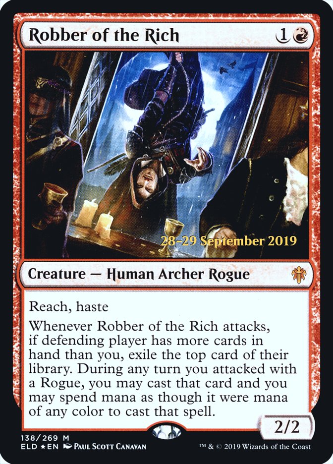Robber of the Rich  [Throne of Eldraine Prerelease Promos] | Gate City Games LLC