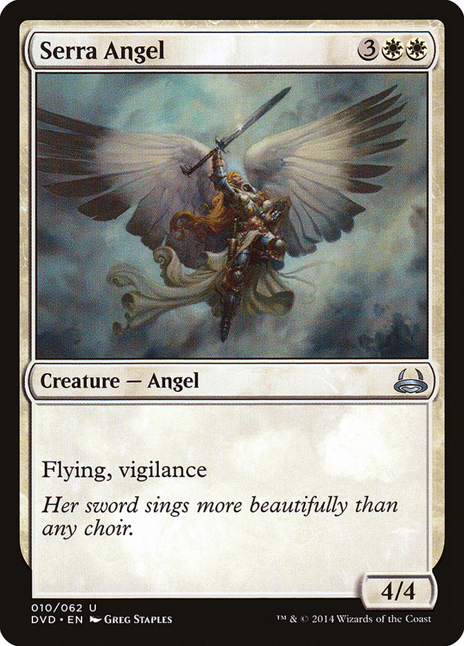 Serra Angel (Divine vs. Demonic) [Duel Decks Anthology] | Gate City Games LLC