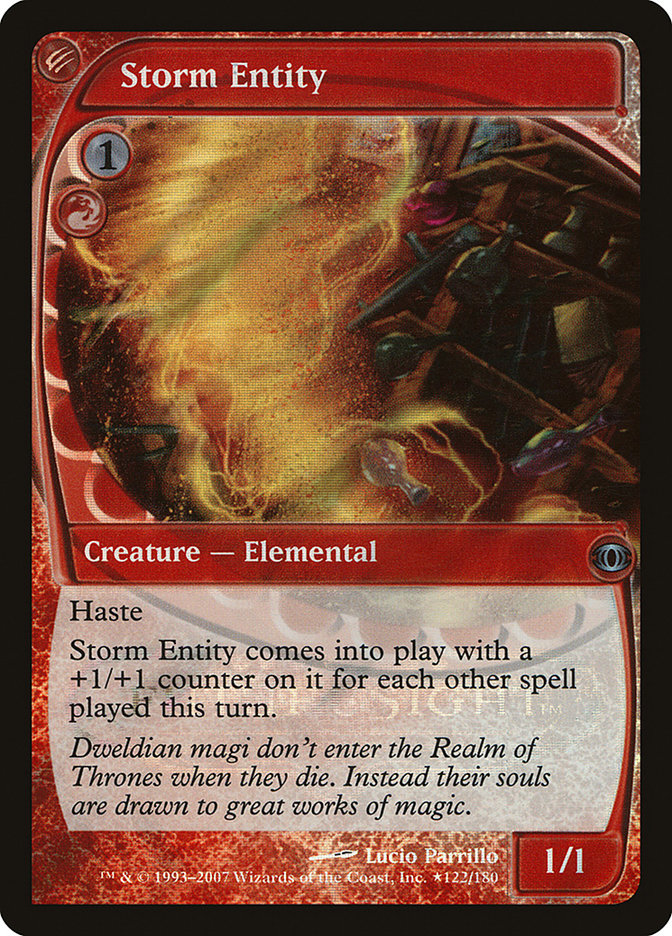 Storm Entity [Future Sight Promos] | Gate City Games LLC