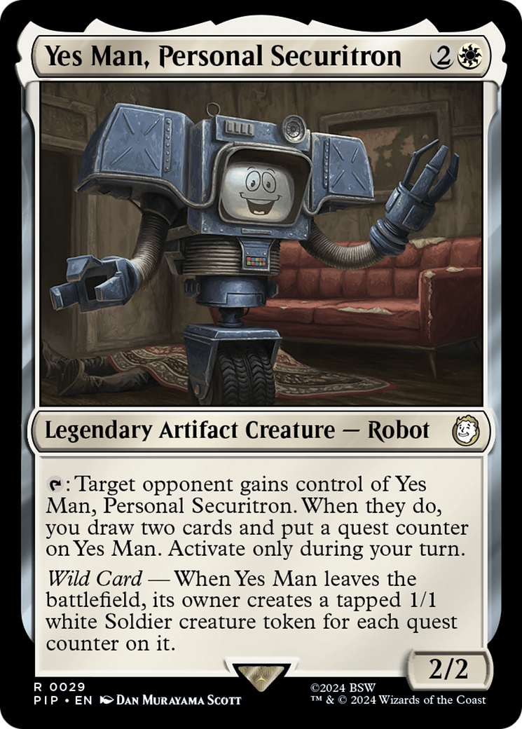 Yes Man, Personal Securitron [Fallout] | Gate City Games LLC