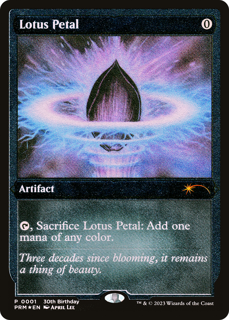 Lotus Petal (Foil Etched) [30th Anniversary Promos] | Gate City Games LLC