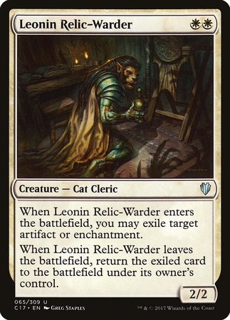 Leonin Relic-Warder [Commander 2017] | Gate City Games LLC