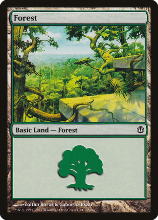 Forest (38) [Duel Decks: Ajani vs. Nicol Bolas] | Gate City Games LLC